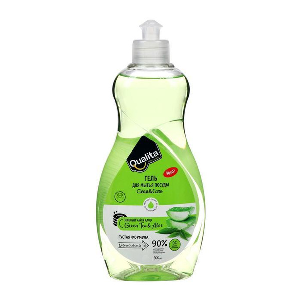 ЖМС QUALITA 500мл. GREEN TEA&ALOE (6)
