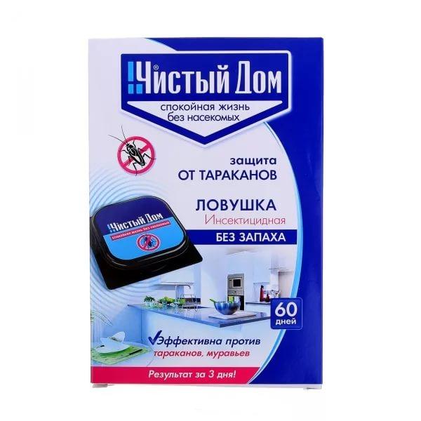 Ловушка от тараканов и муравьев Чистый дом 6шт. 02-102 (50)