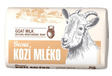 Мыло Kozi Mleko 90г. Goat milk extract 6302 (уп.6) (72)