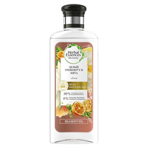 Шампунь HERBAL ESSENCES 250мл. Белый грейпфрут и мята