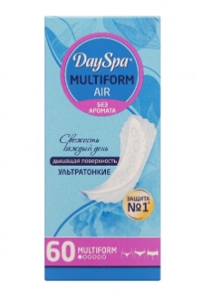 Прокладки DAY SPA ежедн. Air мультиформ без запаха 60шт. (20)
