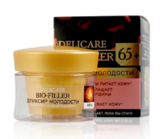 Крем DELICARE 50мл. д/лица 65+ Ночь (30)