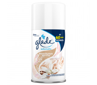 Освежитель воздуха Glade 269мл. Сменный блок Ванильные мечты