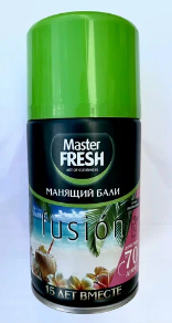 Освежитель воздуха Master FRESH 250мл. Сменный блок Манящий бали (12)