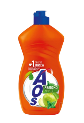 ЖМС AOS 415/450/500мл. Яблоко и мята (20)