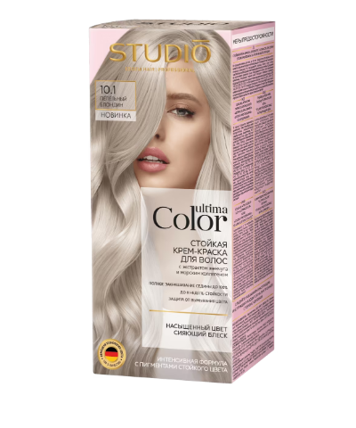 Краска д/волос Studio Ultima Color 10.1 Пепельный блондин