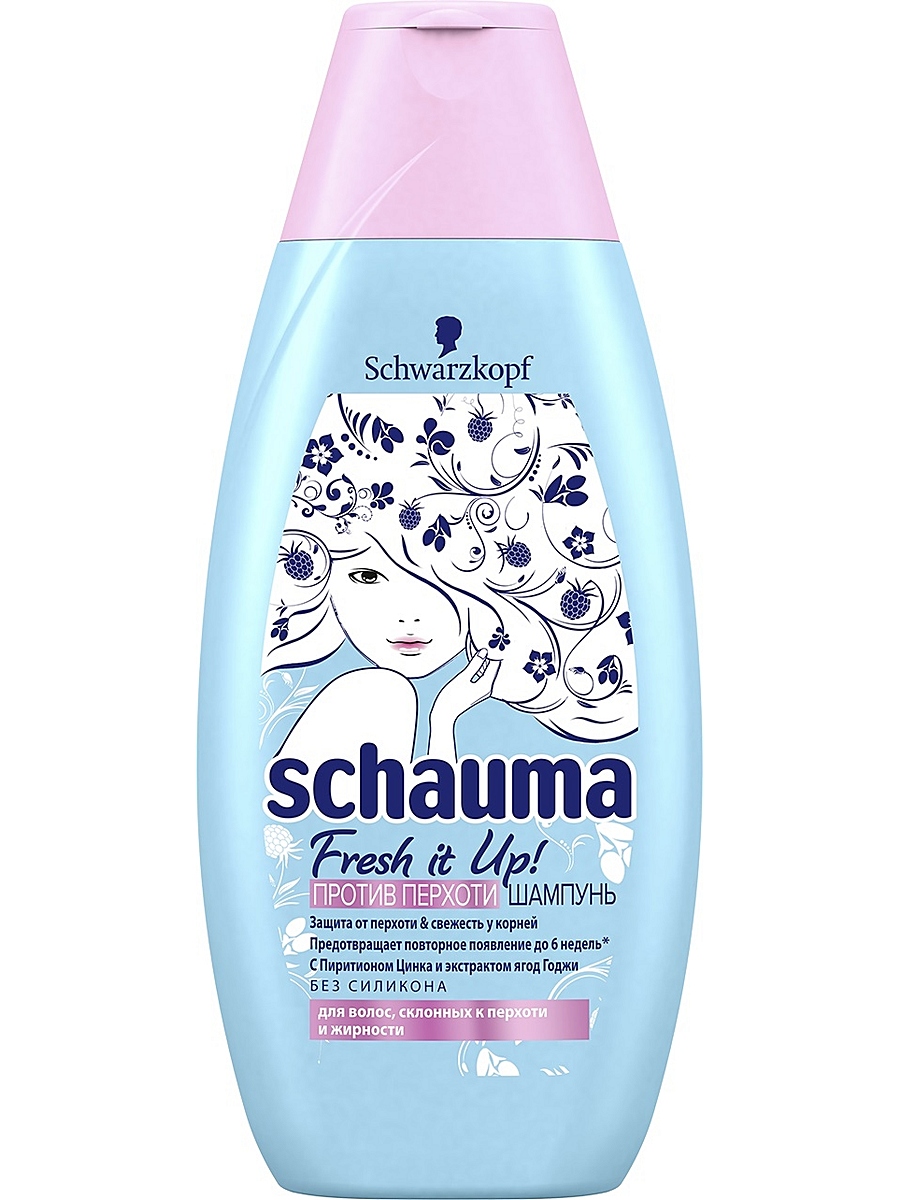 Шампунь Шаума 380 мл. Fresh it Up от перхоти