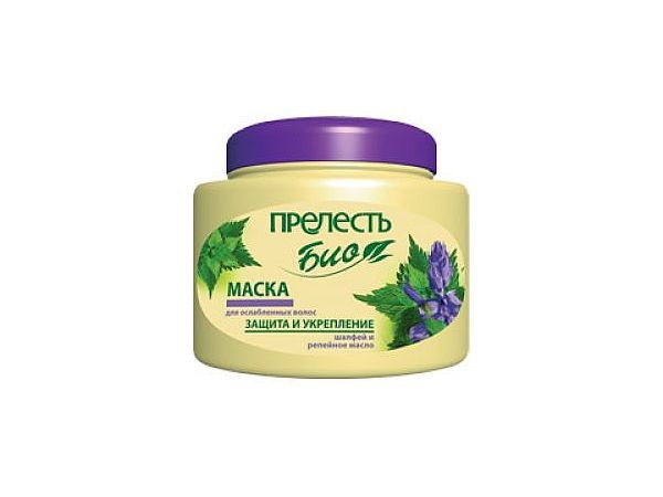 Маска д/волос Прелесть Био 250мл. Защита и укрепление