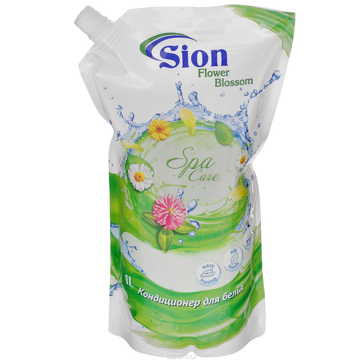 Конд. для белья Sion 1л. Flower Blossom зелений