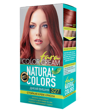 Краска д/волос ФАРА Natural Colors 327 Дикая вишня (6)