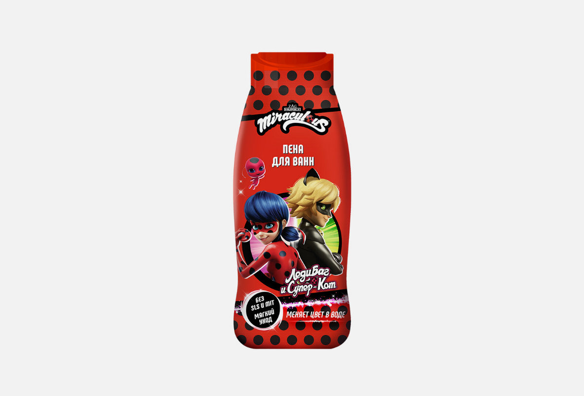 Пена для ванн Miraculous 400мл. Леди Баг и супер Кот