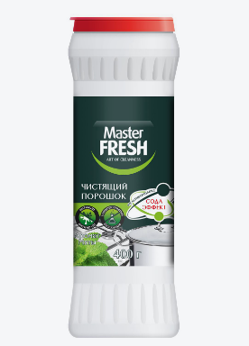 Ср-во Master FRESH 400мл. чист. порошок Сода-Эффект (15)