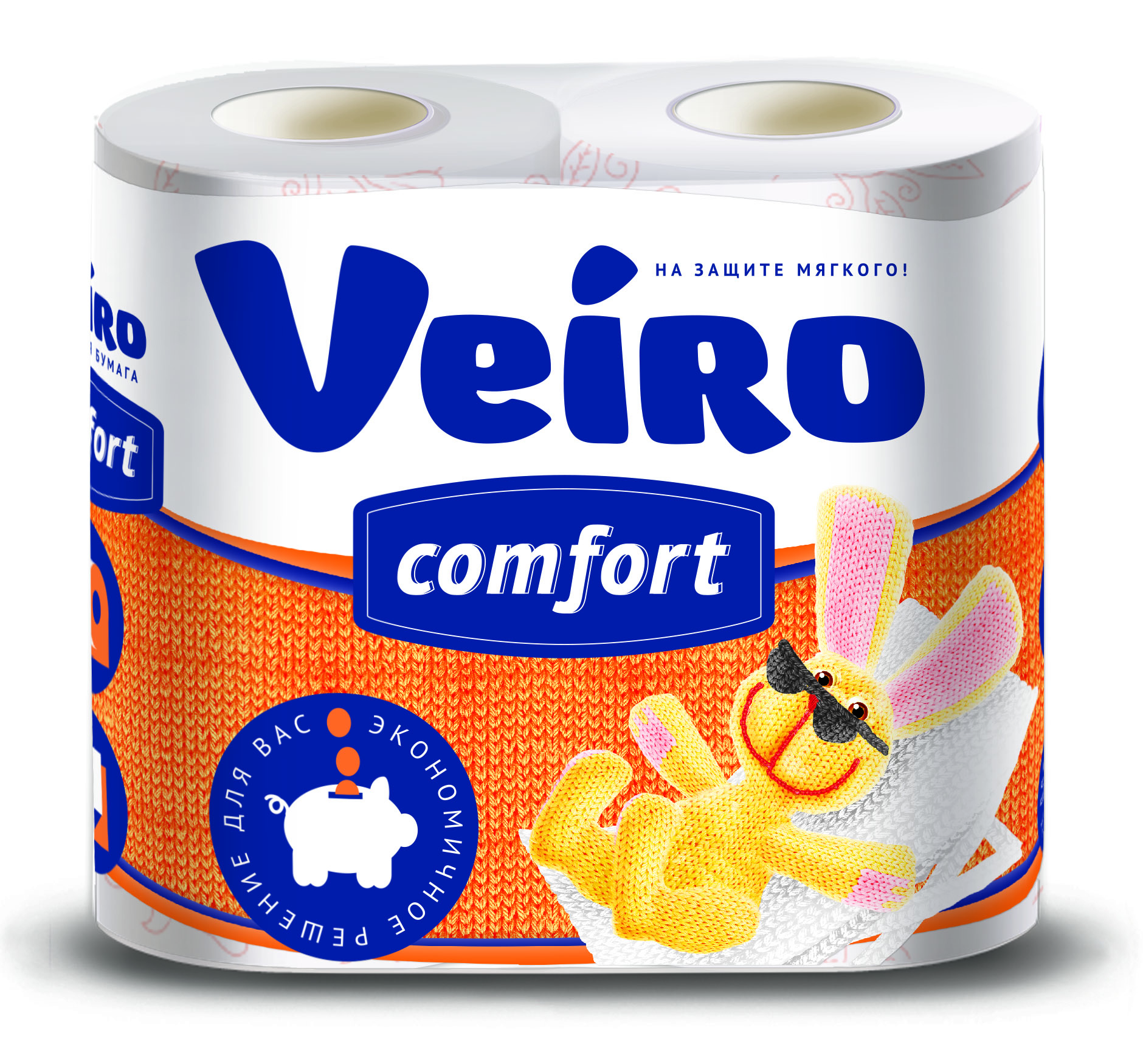 Туалетная бумага Veiro Стандарт 2сл. 4рул. 30м. (24/360)