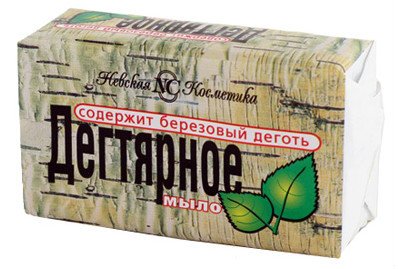 Мыло Невская косм. 140г. Дегтярное (уп.4) (48)