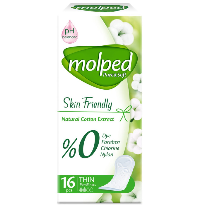 Прокладки Molped ежедн PURE&SOFT 16шт. (24)