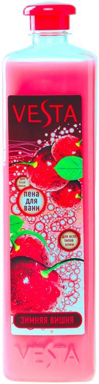 Пена для ванн Vesta 1л. Зимняя вишня (15)