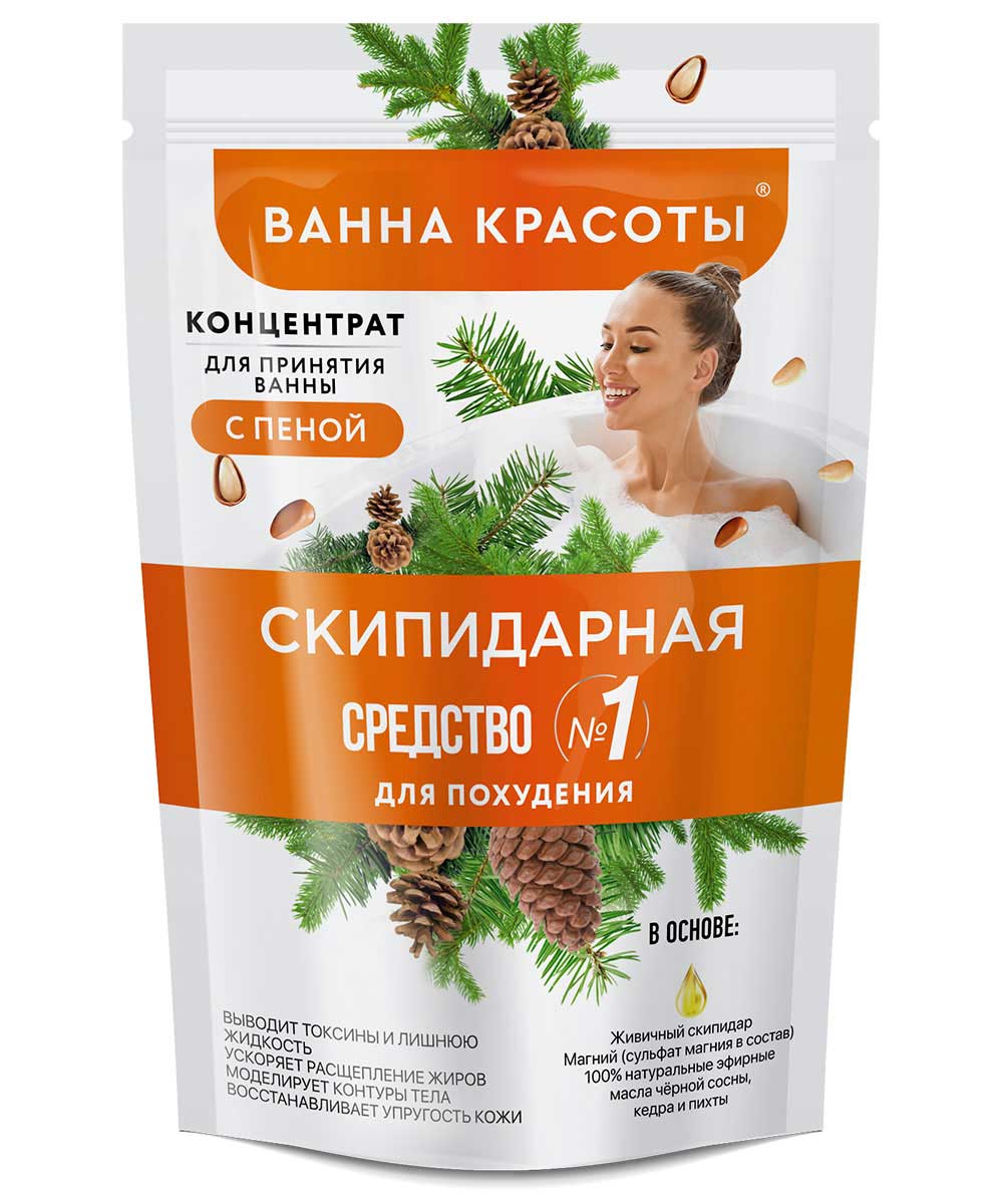Пена для ванн Ванна красоты 250мл. Скипидарный 7390***