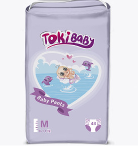 Подгузн.-трусики TokiBaby --3-- 6-11кг. 48шт. M 1749
