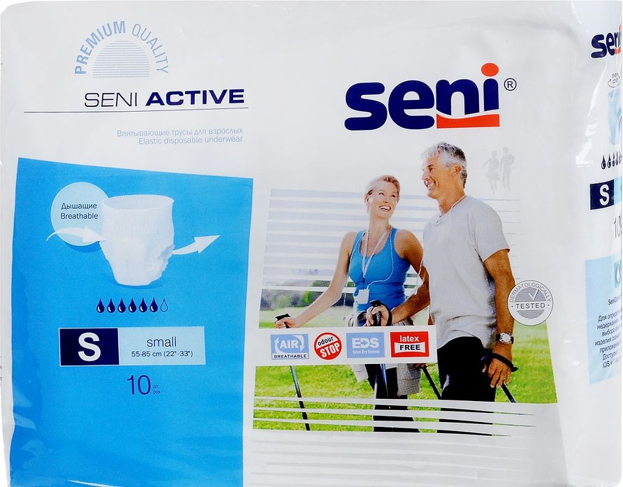 Подгузн.-трусики Seni Active Small 10шт.(№1)