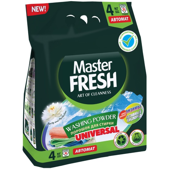 Стир.порошок Master FRESH авт. 4кг Универсал