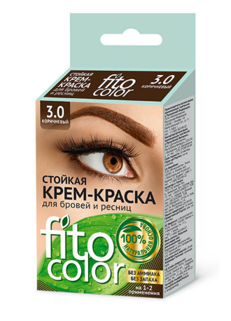Краска д/бровей и ресниц Fitocolor 3.0 Коричневый (24)