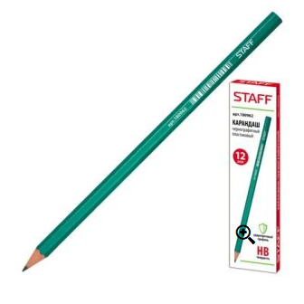 Карандаш прост. STAFF EVERYDAY (уп.12)