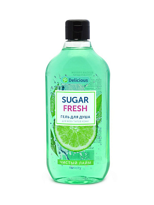 Гель для душа Sugar 530мл. Fresh Чистый лайм