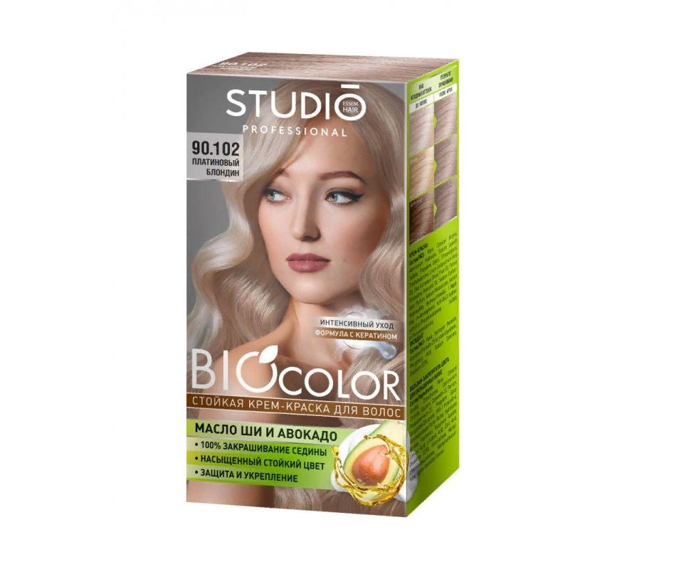 Краска д/волос Biocolor 90.102 Платиновый блондин