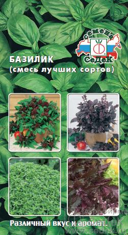Семена базилик Смесь лучших сортов Седек (уп.10)
