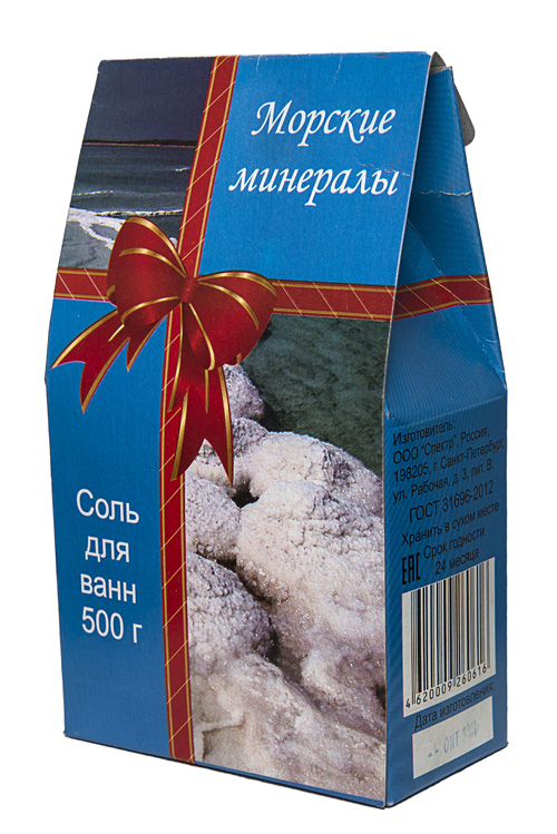 Соль для ванн Спектр 500г. Морские минералы (24)