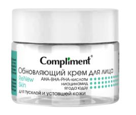 Крем Compliment 50мл. д/лица обновляющий