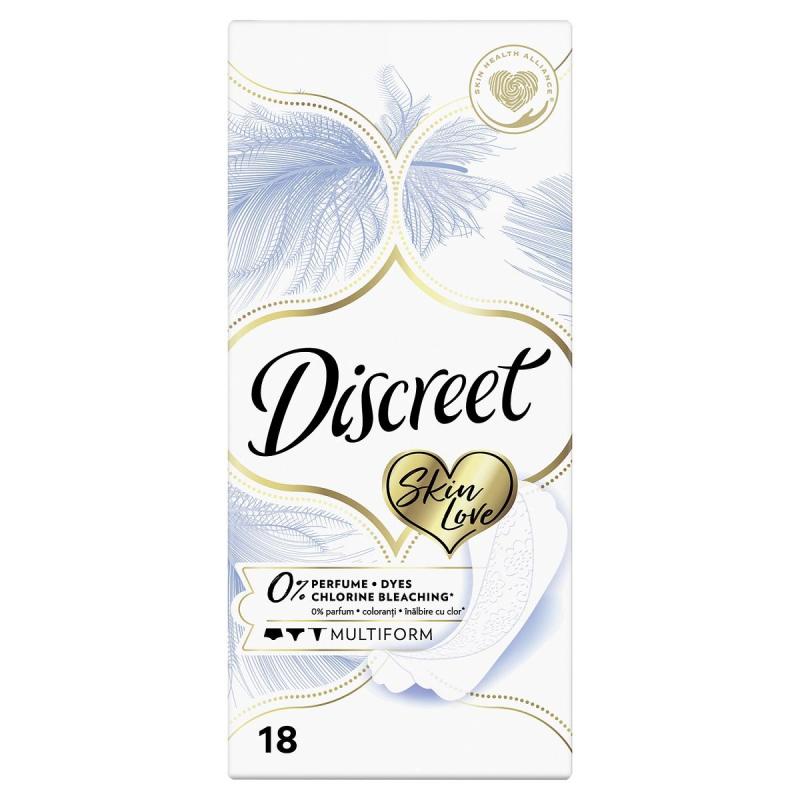 Прокладки DISCREET ежедн. 18шт. Skin Love Multiform