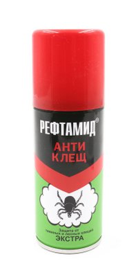 Дихлофос-репеллент Рефтамид 145мл. Экстра Антиклещ Р2 (24)