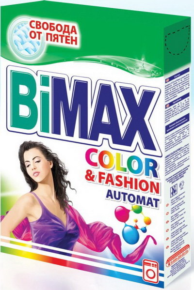 Стир.порошок Бимакс авт. 400гр. Колор&Fashion (24)