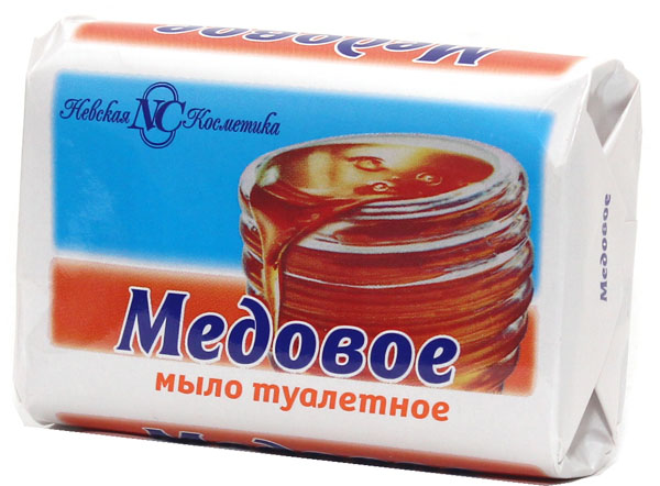 Мыло Невская косм. 90г. Медовое (уп.6)