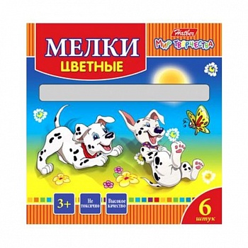Набор мела цветного 6шт. Хатбер
