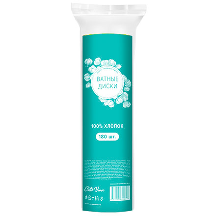 Ватные диски Cotto Viva 180шт (35)
