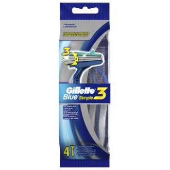Станки Gillette Blue III 4шт