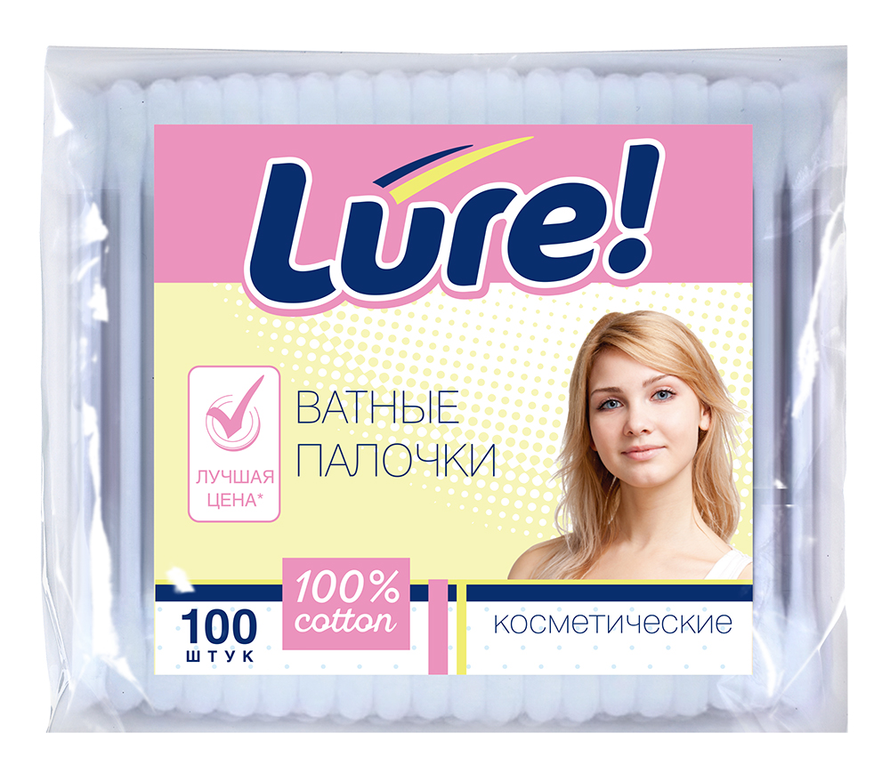 Ватные палочки LURE 100шт.