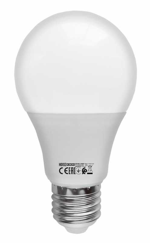 Лампа светодиодная HOROZ A60 E27 10W(1000lm) 4200K PREMIER-10 (100)