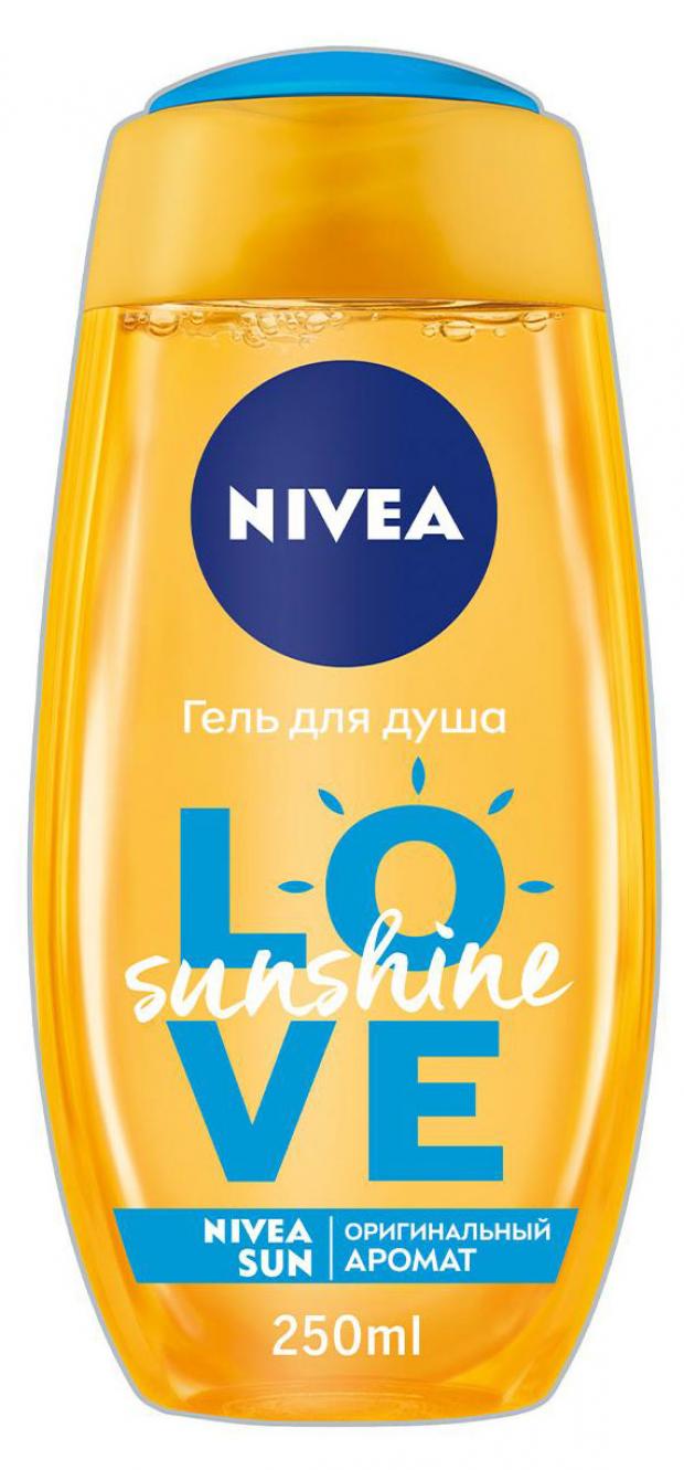 Гель для душа Нивея 250мл. Love Sunshine