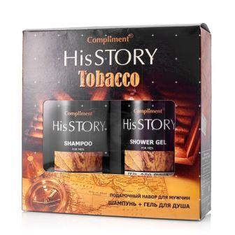ПН/МУЖ. Compliment His Story №996 "Tobacco" (Шампунь д/волос + Гель д/душа)