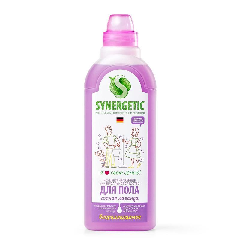 Ср-во Synergetic 750мл. Для пола Горная лаванда (12)
