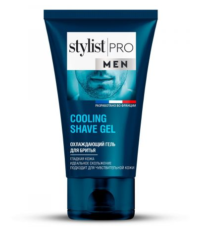 Гель д/бритья STYLIST PRO MEN 150мл. Охлаждающий (15)