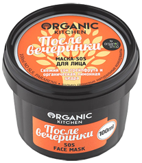 Маска д/лица Organic Kitchen 100мл. SOS После Вечеринки