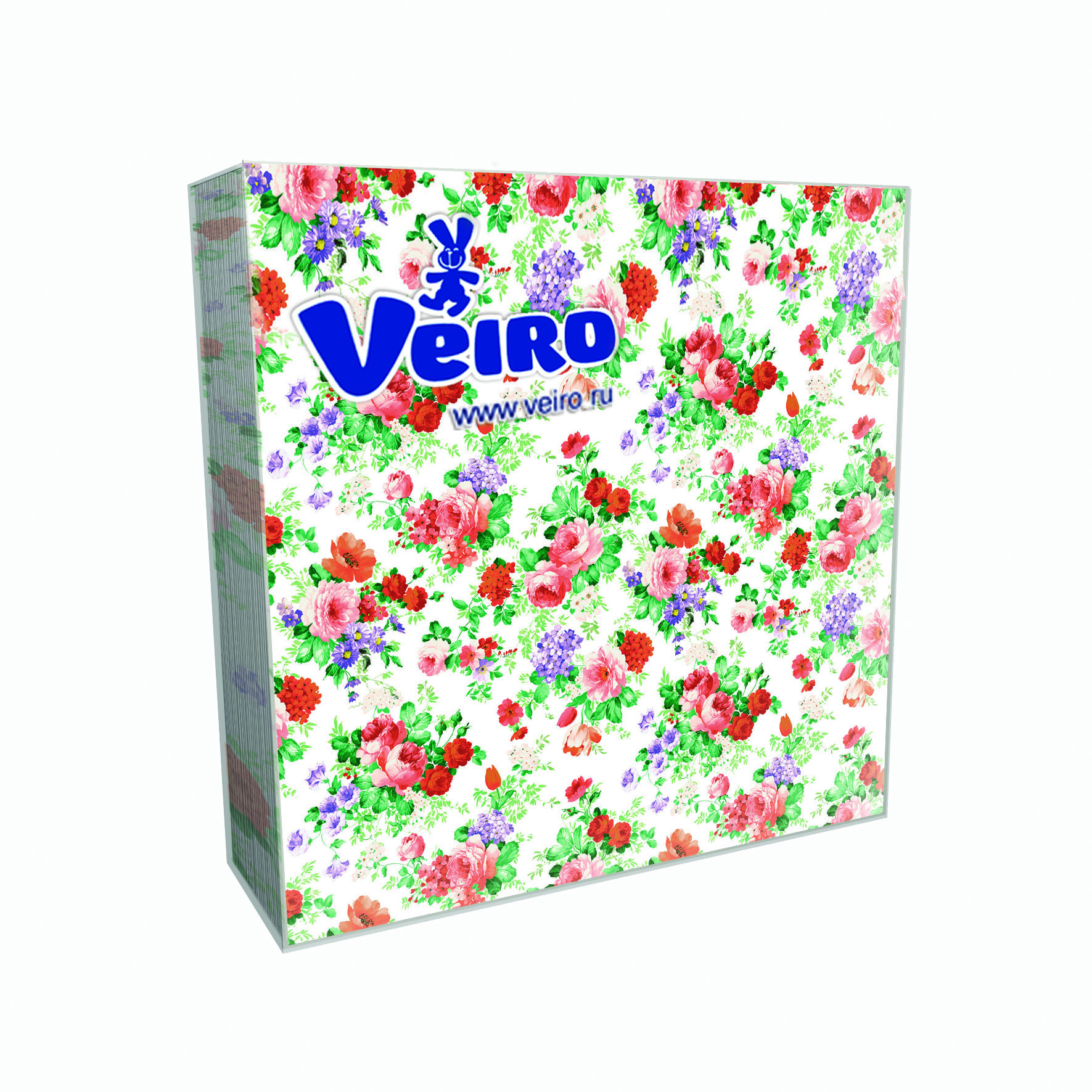 Салфетки бумажные 20л 3 слоя 33*33 Veiro (130)