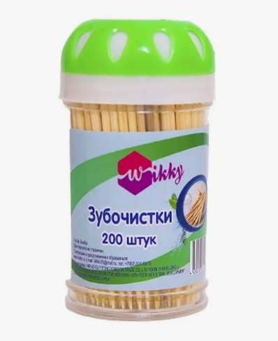 Зубочистки Wikky 200шт. (уп.12)