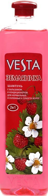 Шампунь Vesta 1л. 2в1 Земляника (12)