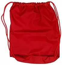 Мешок для обуви, PLAIN, 35х43см, красная