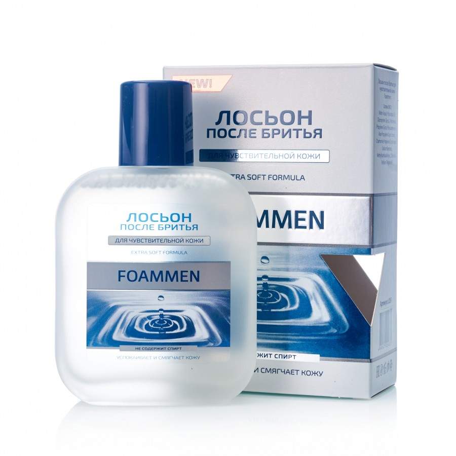 Лосьон п/бритья FOAMMEN 100мл. д/чувств. кожи (24)
